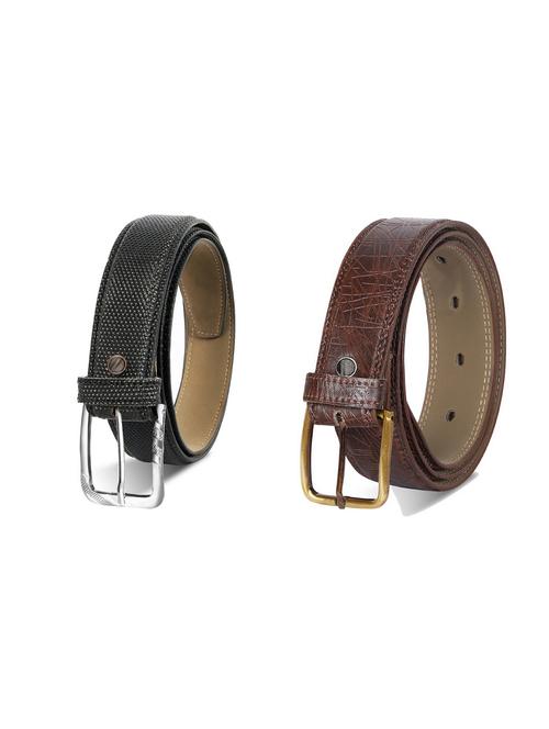 combo pack of multi colored leatherette belts - 19227608 - Very Small Image - 1