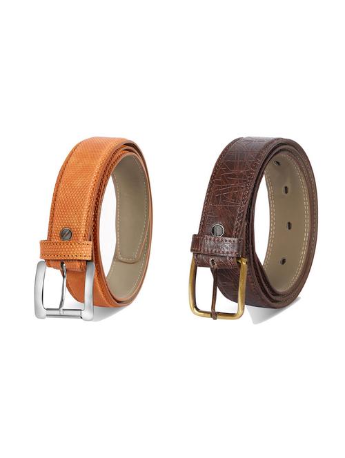 combo pack of multi colored leatherette belts - 19227617 - Very Small Image - 1