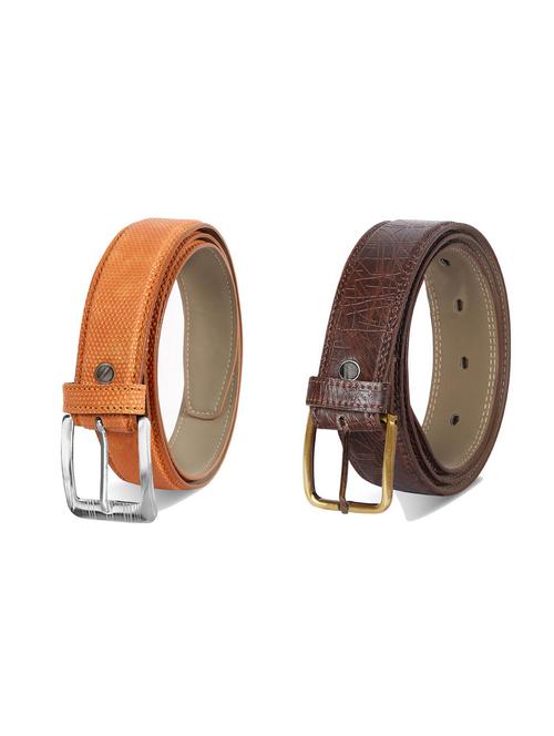 combo pack of multi colored leatherette belts - 19227621 - Very Small Image - 1