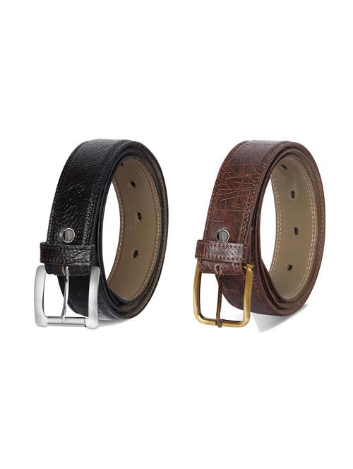 combo pack of multi colored leatherette belts - 19227623 - Very Small Image - 1