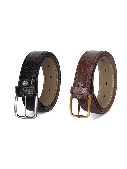 combo pack of multi colored leatherette belts - 19227625 - Very Small Image - 1