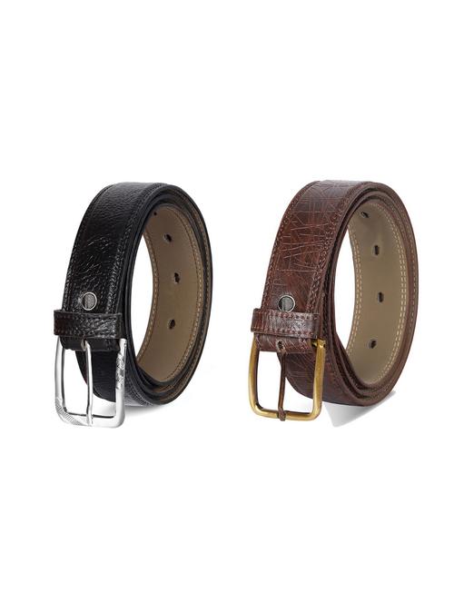 combo pack of multi colored leatherette belts - 19227626 - Very Small Image - 1