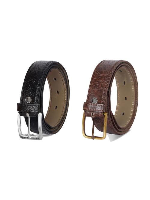 combo pack of multi colored leatherette belts - 19227627 - Very Small Image - 1