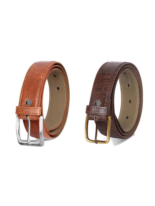 combo pack of multi colored leatherette belts - 19227639 - Very Small Image - 1