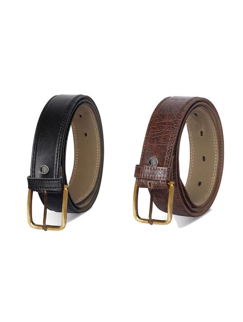 combo pack of multi colored leatherette belts - 19227642 - Very Small Image - 1