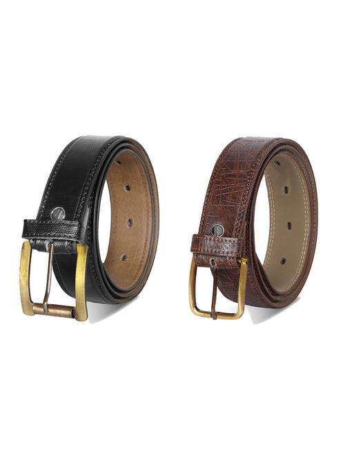 combo pack of multi colored leatherette belts - 19227658 - Very Small Image - 1