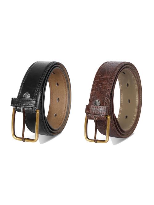combo pack of multi colored leatherette belts - 19227660 - Very Small Image - 1