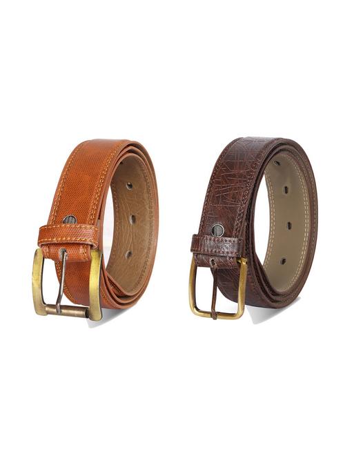 combo pack of multi colored leatherette belts - 19227670 - Very Small Image - 1