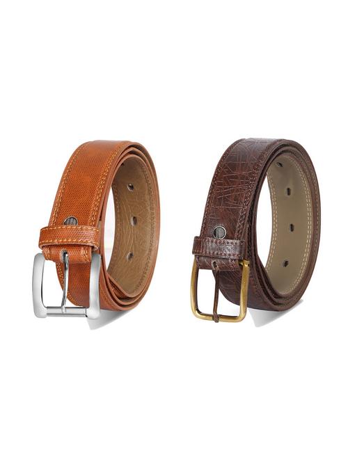 combo pack of multi colored leatherette belts - 19227671 - Very Small Image - 1