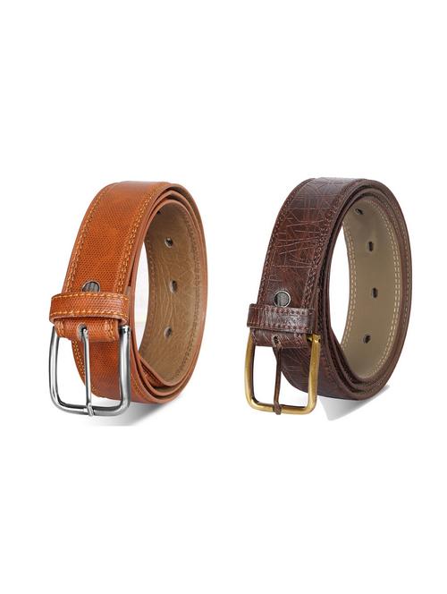 combo pack of multi colored leatherette belts - 19227673 - Very Small Image - 1