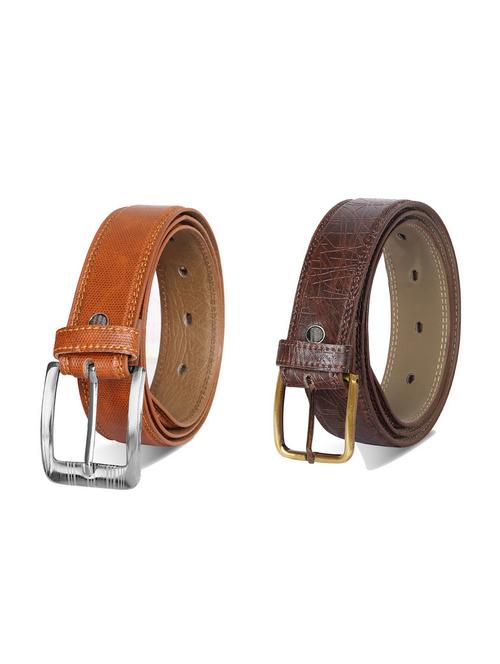 combo pack of multi colored leatherette belts - 19227675 - Very Small Image - 1
