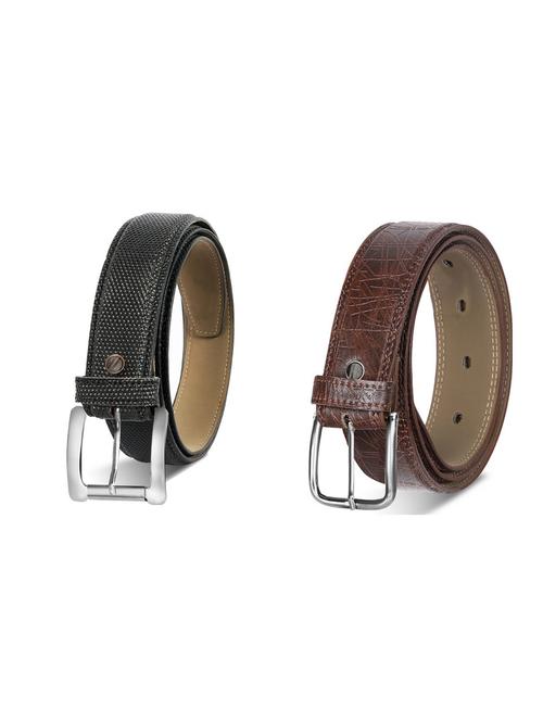 combo pack of multi colored leatherette belts - 19227703 - Very Small Image - 1