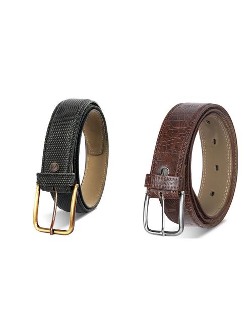 combo pack of multi colored leatherette belts - 19227704 - Very Small Image - 1