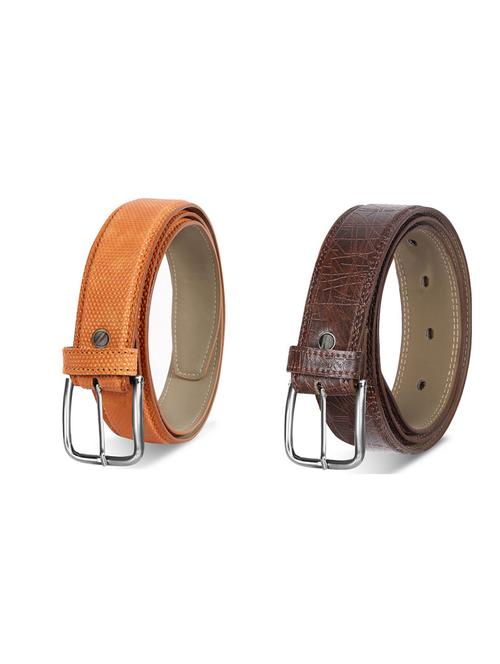 combo pack of multi colored leatherette belts - 19227717 - Very Small Image - 1