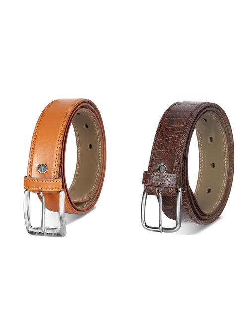 combo pack of multi colored leatherette belts - 19227755 - Very Small Image - 1