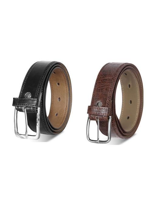 combo pack of multi colored leatherette belts - 19227760 - Very Small Image - 1
