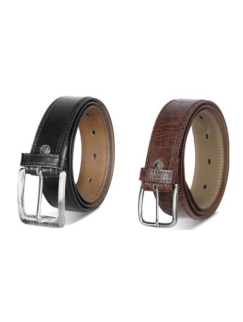 combo pack of multi colored leatherette belts - 19227761 - Very Small Image - 1