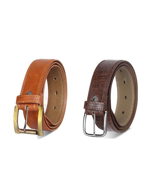 combo pack of multi colored leatherette belts - 19227768 - Very Small Image - 1