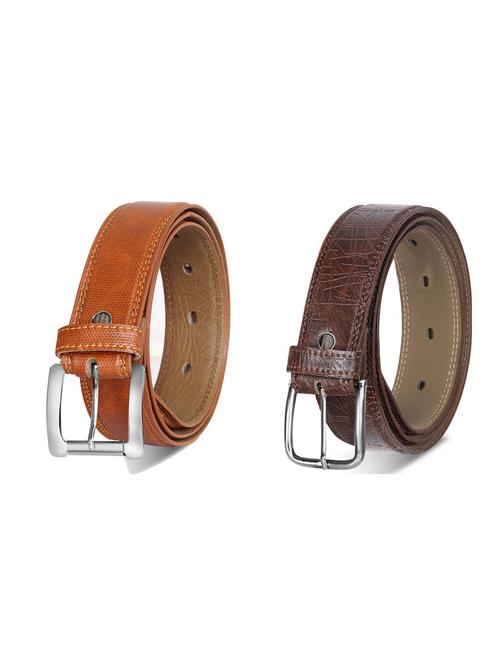 combo pack of multi colored leatherette belts - 19227769 - Very Small Image - 1