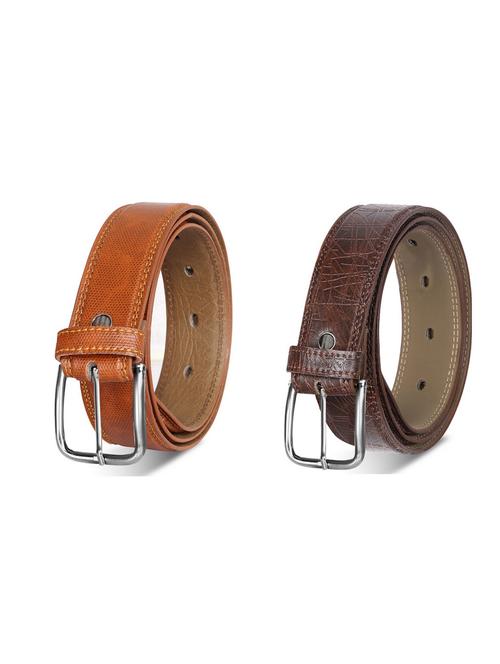 combo pack of multi colored leatherette belts - 19227771 - Very Small Image - 1