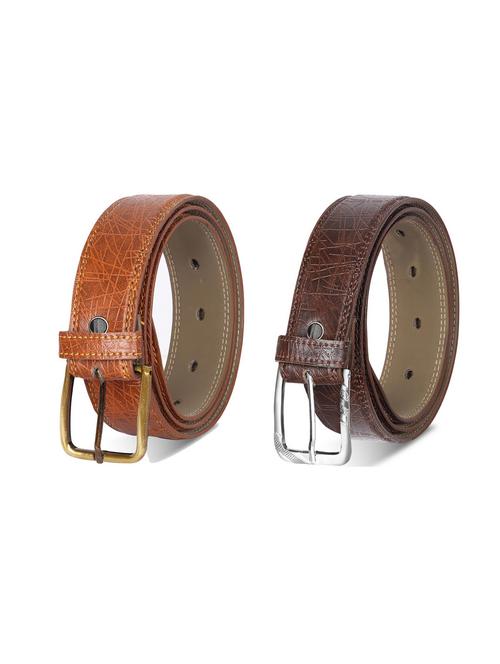 combo pack of multi colored leatherette belts - 19227777 - Very Small Image - 1