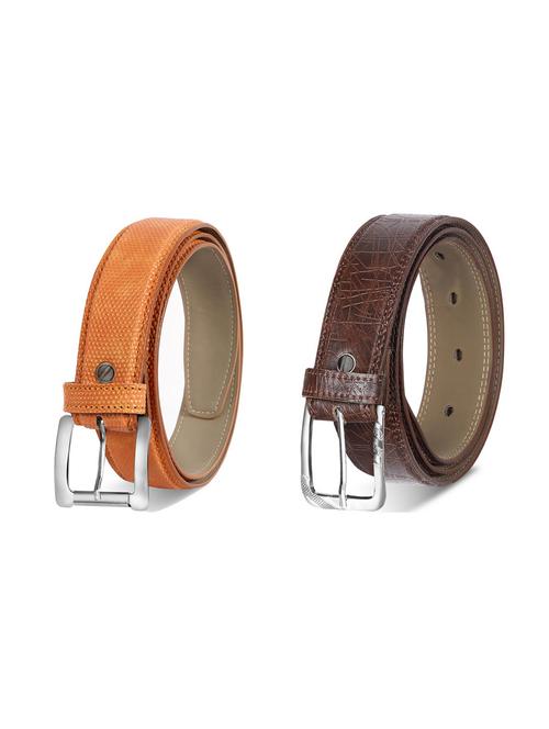 combo pack of multi colored leatherette belts - 19227812 - Very Small Image - 1
