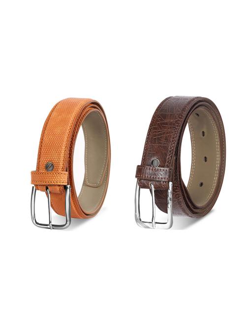 combo pack of multi colored leatherette belts - 19227814 - Very Small Image - 1