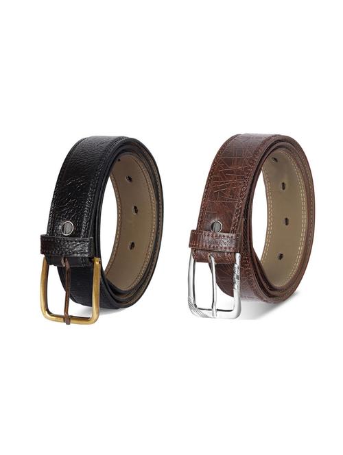 combo pack of multi colored leatherette belts - 19227819 - Very Small Image - 1