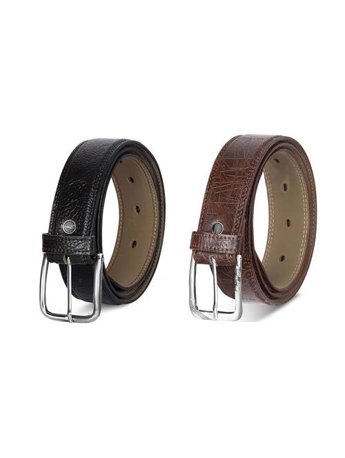 combo pack of multi colored leatherette belts - 19227820 - Very Small Image - 1
