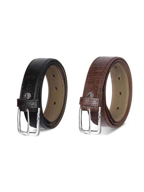 combo pack of multi colored leatherette belts - 19227821 - Very Small Image - 1