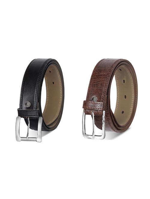 combo pack of multi colored leatherette belts - 19227836 - Very Small Image - 1