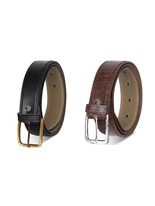 combo pack of multi colored leatherette belts - 19227837 - Very Small Image - 1