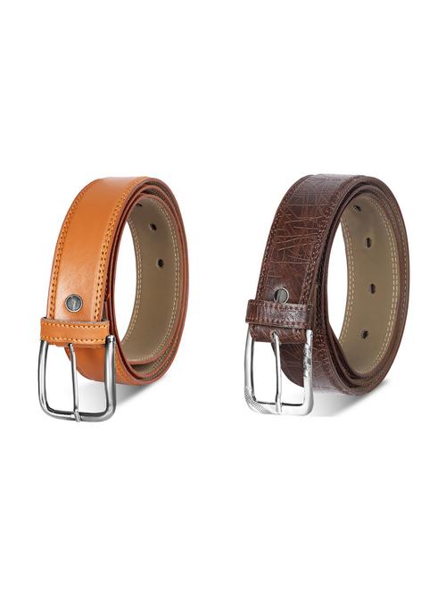 combo pack of multi colored leatherette belts - 19227850 - Very Small Image - 1