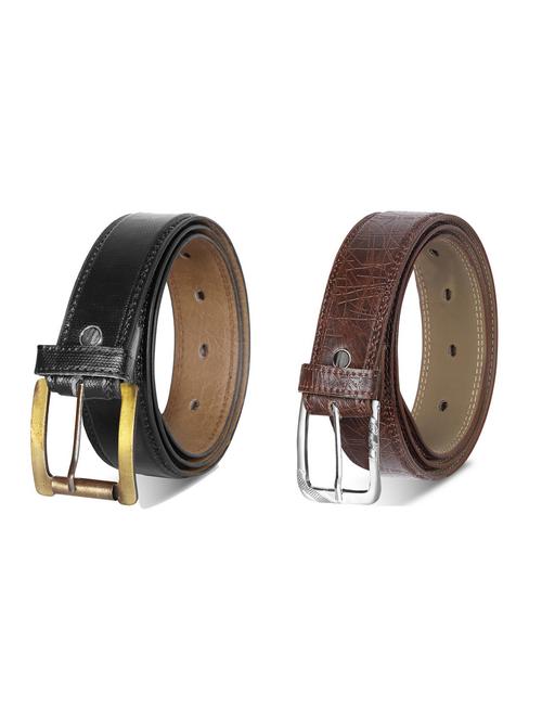 combo pack of multi colored leatherette belts - 19227853 - Very Small Image - 1