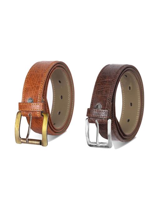 combo pack of multi colored leatherette belts - 19227871 - Very Small Image - 1