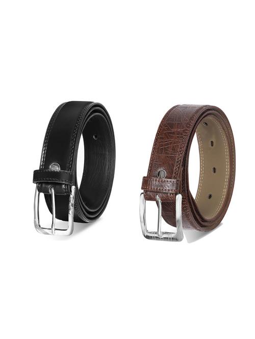 combo pack of multi colored leatherette belts - 19227881 - Very Small Image - 1