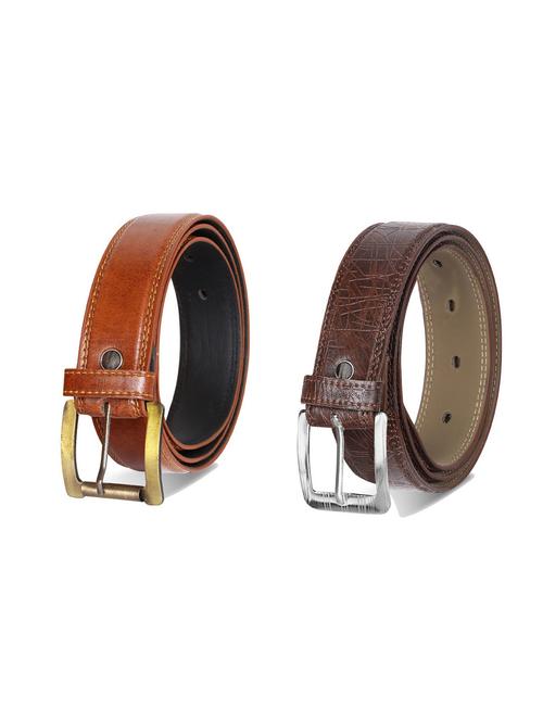 combo pack of multi colored leatherette belts - 19227889 - Very Small Image - 1