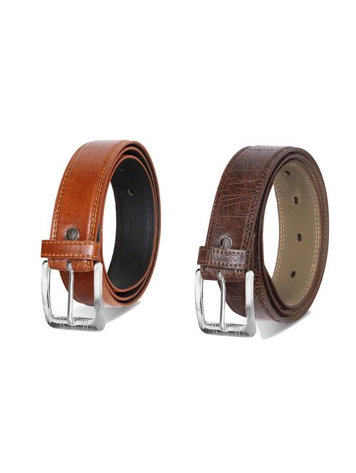 combo pack of multi colored leatherette belts - 19227894 - Very Small Image - 1