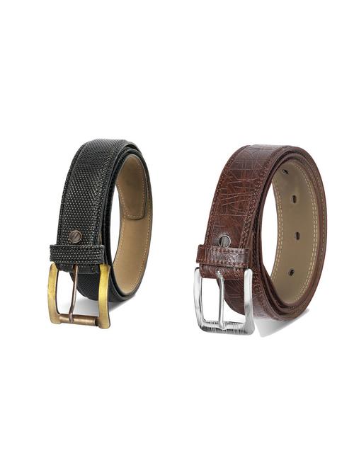combo pack of multi colored leatherette belts - 19227895 - Very Small Image - 1