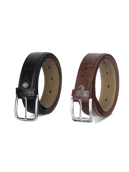 combo pack of multi colored leatherette belts - 19227916 - Very Small Image - 1