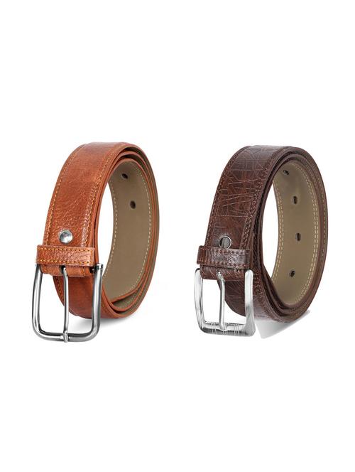 combo pack of multi colored leatherette belts - 19227928 - Very Small Image - 1