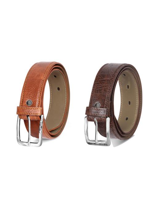 combo pack of multi colored leatherette belts - 19227929 - Very Small Image - 1