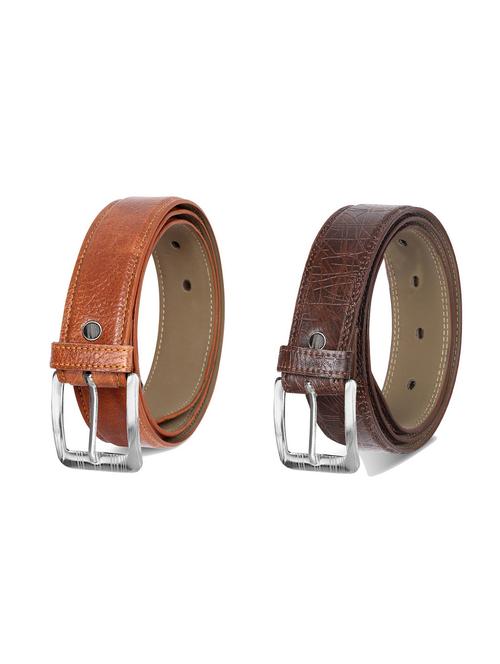 combo pack of multi colored leatherette belts - 19227930 - Very Small Image - 1
