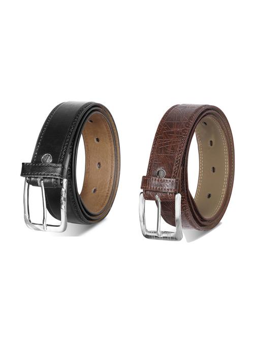 combo pack of multi colored leatherette belts - 19227953 - Very Small Image - 1
