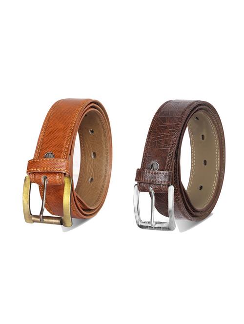combo pack of multi colored leatherette belts - 19227961 - Very Small Image - 1