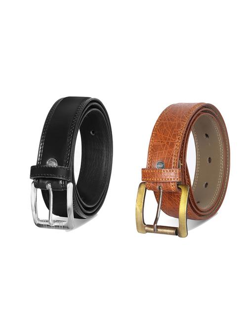 combo pack of multi colored leatherette belts - 19227977 - Very Small Image - 1