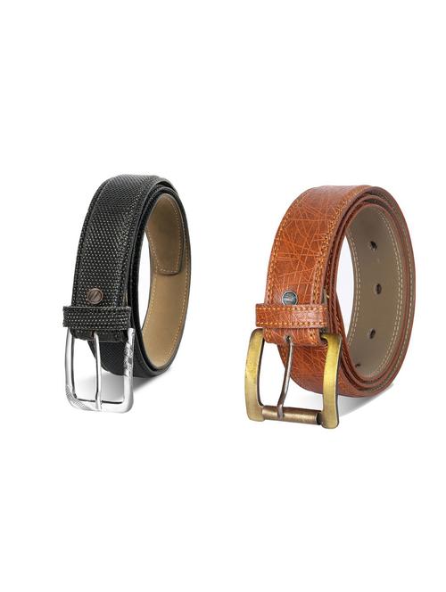 combo pack of multi colored leatherette belts - 19227994 - Very Small Image - 1