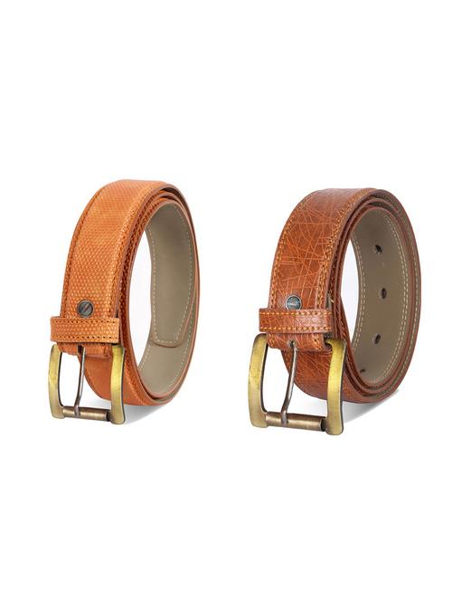 combo pack of multi colored leatherette belts - 19228002 - Very Small Image - 1