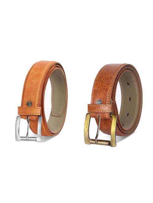 combo pack of multi colored leatherette belts - 19228003 - Very Small Image - 1