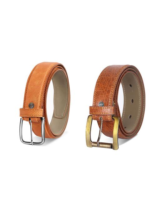combo pack of multi colored leatherette belts - 19228005 - Very Small Image - 1